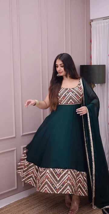 Majestic Weaves Anarkali For A Grand Ethnic Look