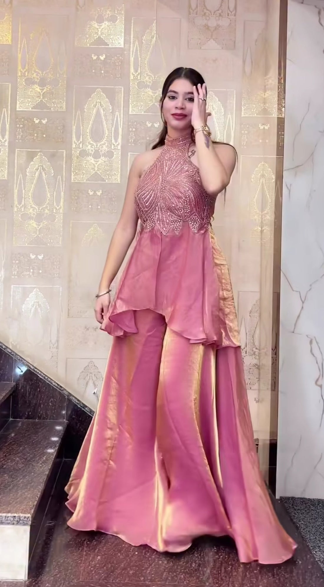 Majestic Muse Silk Sharara