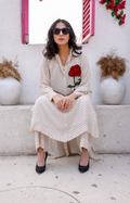 Chiffon & Modal Cotton Suit Set with Intricate Hand Embroidery