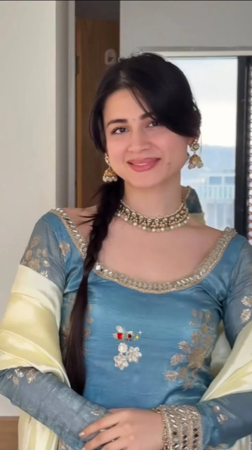 Zariya Mirror Work Fendy Silk Plazo Set – Elegant Party Wear Ethnic Outfit