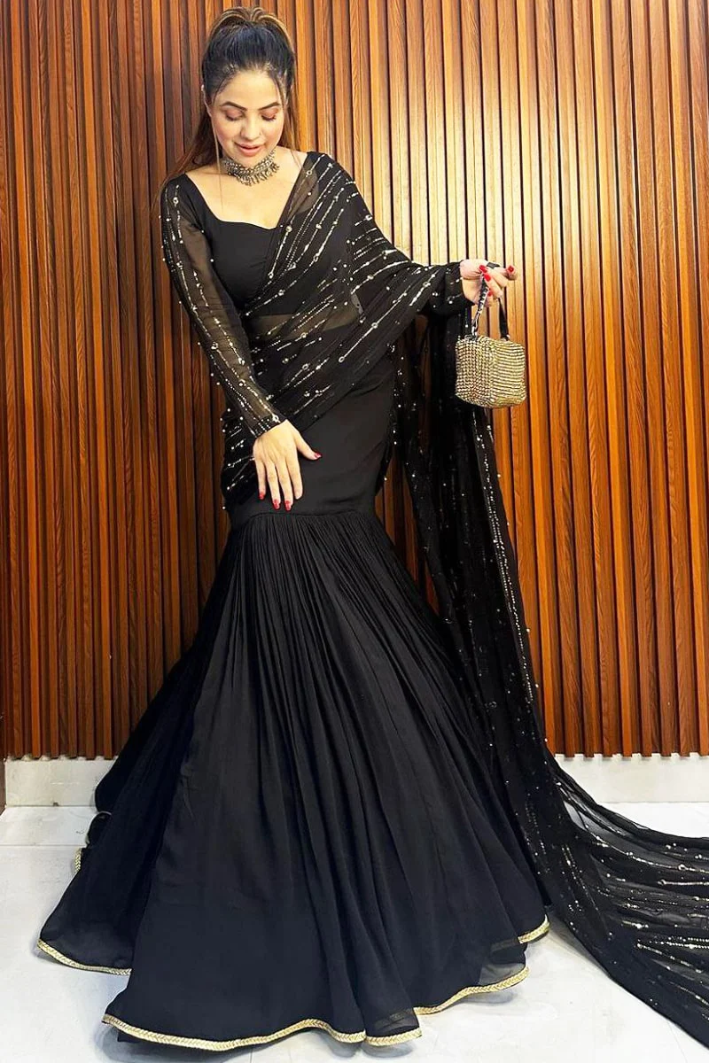 Ready To Wear Lehenga Saree - Eva Store New