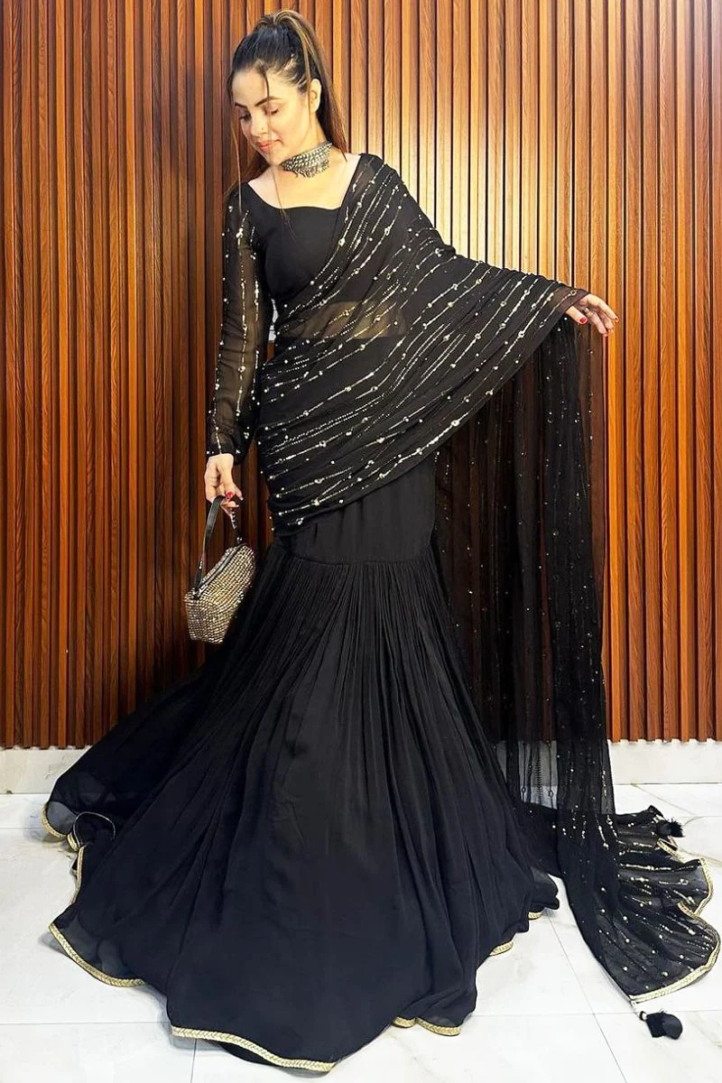 Ready To Wear Lehenga Saree - Eva Store New