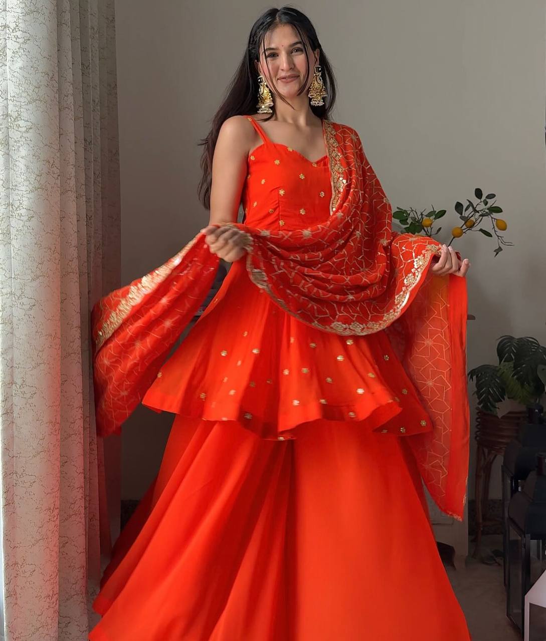 Royal Georgette Premium Suit with Designer Dupatta