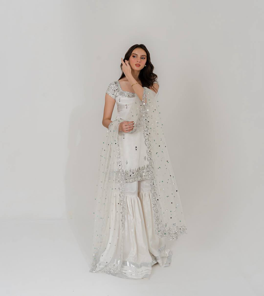 Minimal Party Wear Sharara Suit